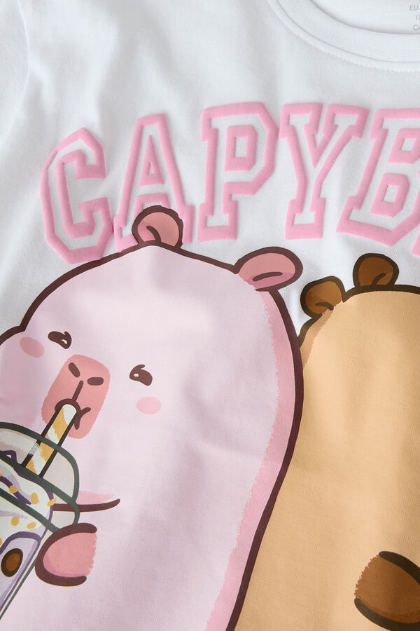 Name it Capybara T-shirt white