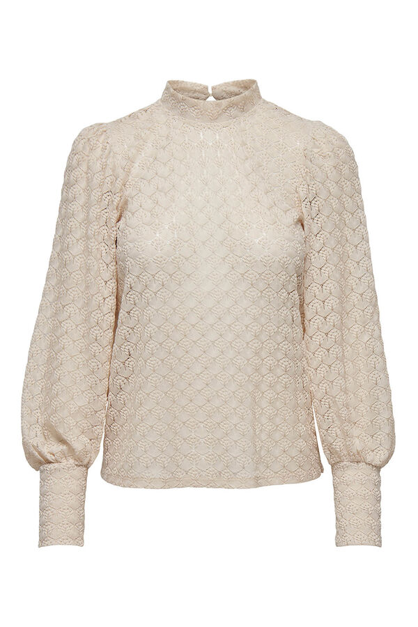 JDY Lace blouse grey