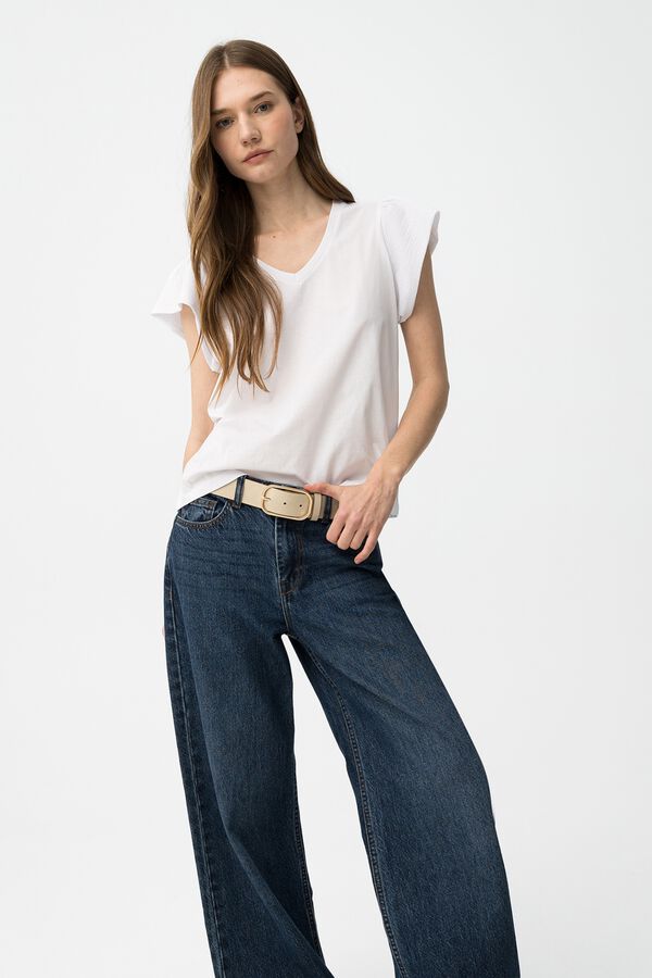 Tiffosi Casual short-sleeved T-shirt blanc