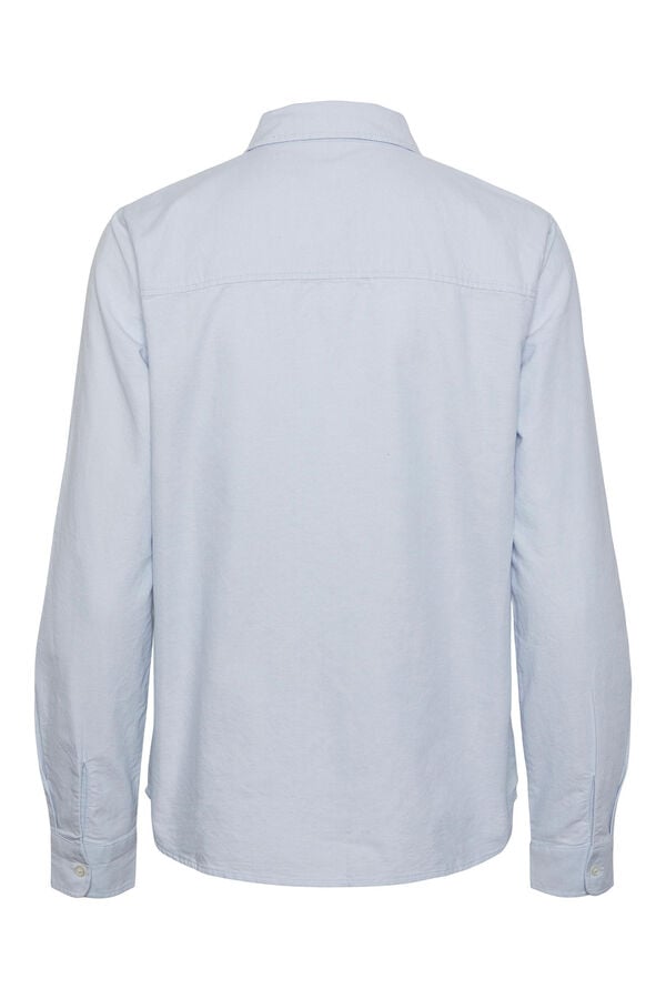 Springfield Essential cotton shirt plava
