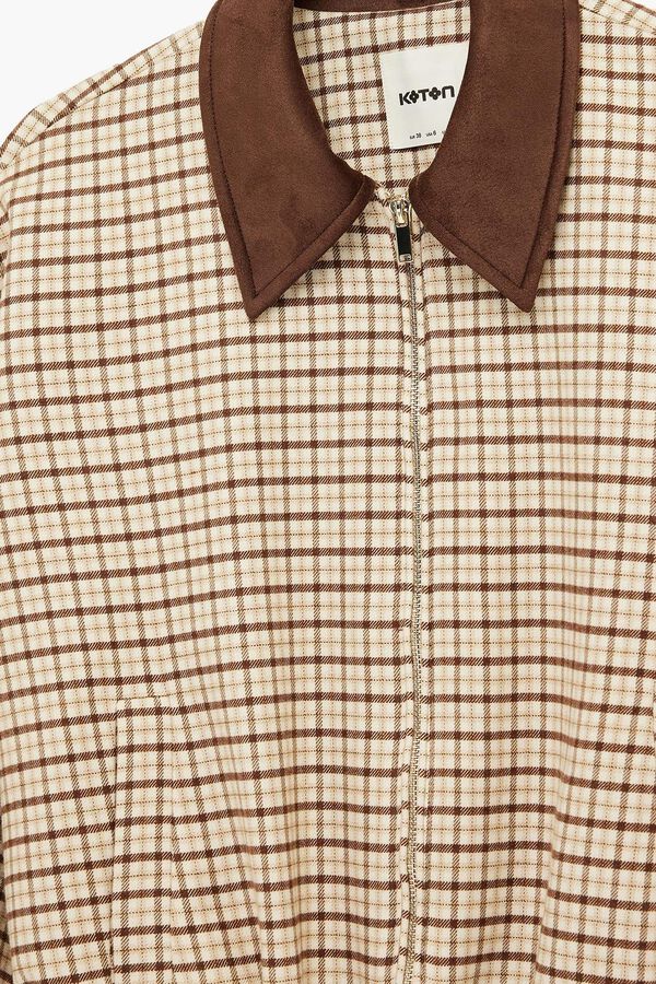 Koton Oversize bomber jacket nude