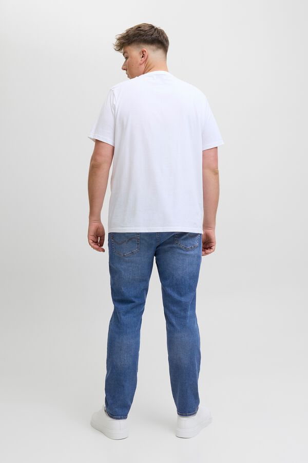 Jack & Jones PLUS Slim fit five-pocket jeans blue