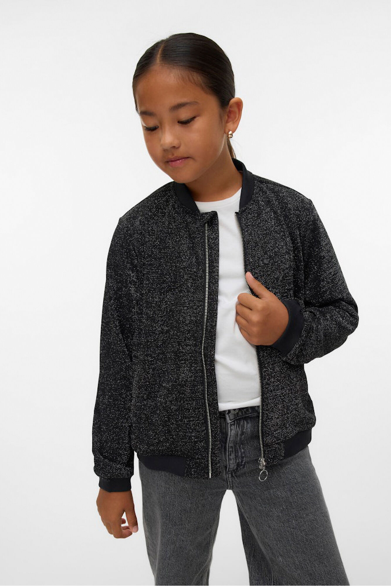 Vero Moda Girl Glitter bomber jacket 