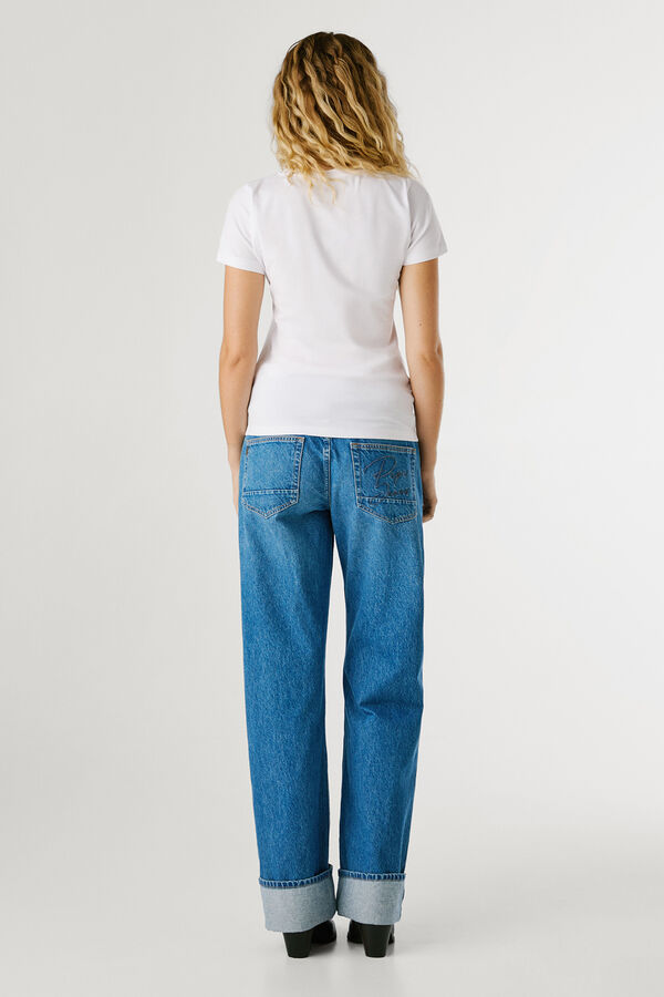 Pepe Jeans Slim-fit logo t-shirt white