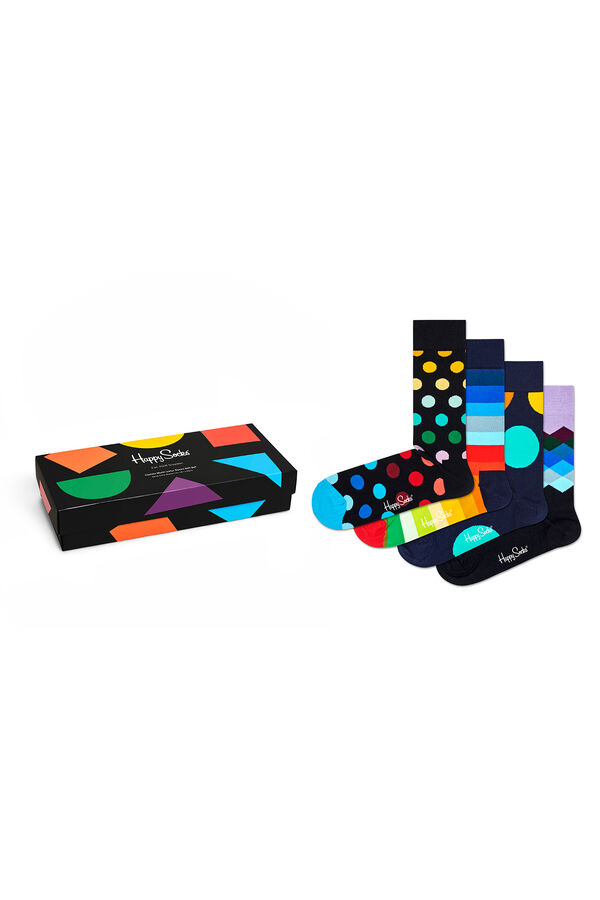 Springfield 4-pack classic multicolour socks fekete