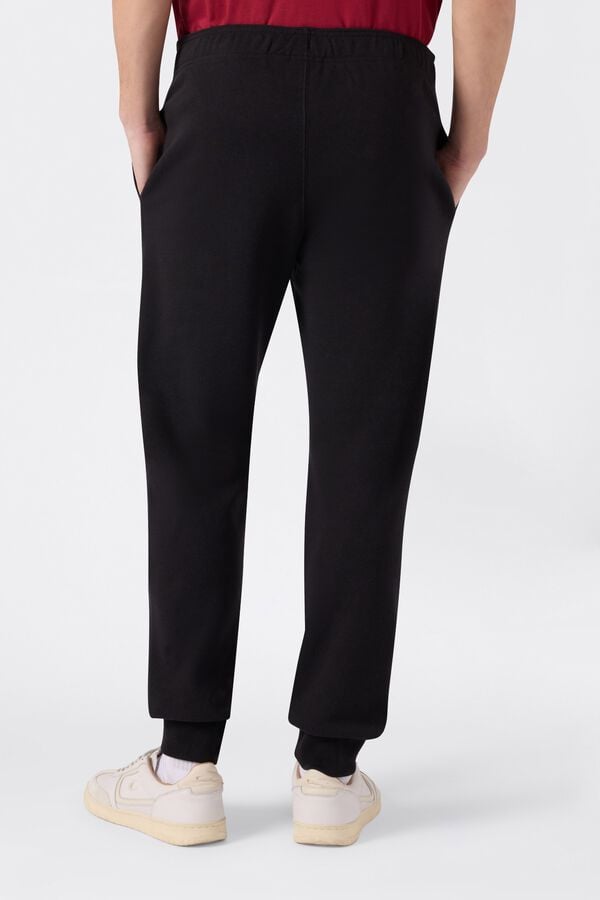Champion Pantal&oacute;n slim de felpa negro