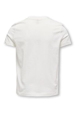 Only Girls Camiseta de manga corta con estampado frontal