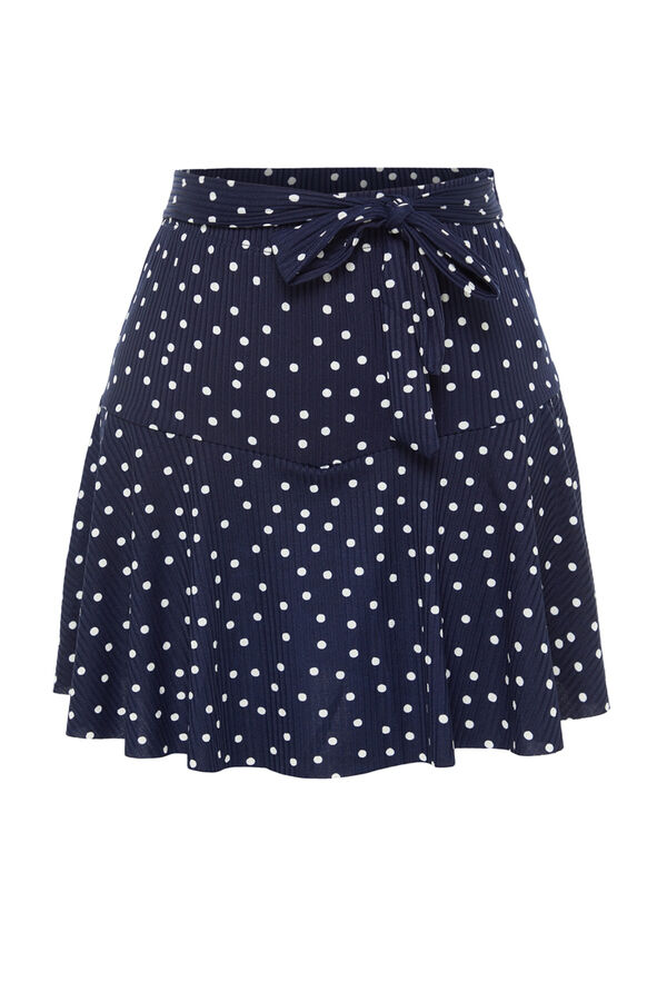 Trendyol Falda pantal&oacute;n detalle lazo azul