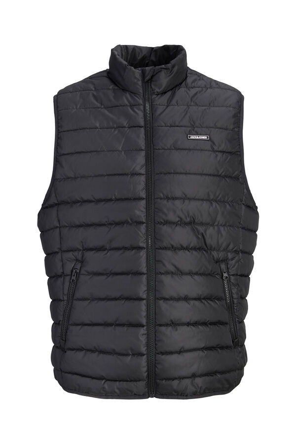 Jack & Jones PLUS Chaleco puffer negro