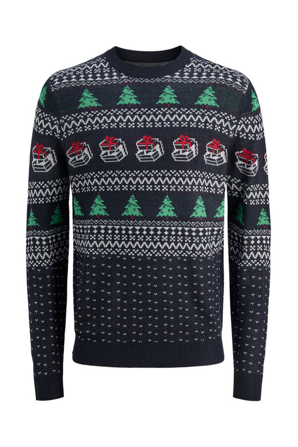 Jack & Jones Jersey navide&ntilde;o azul