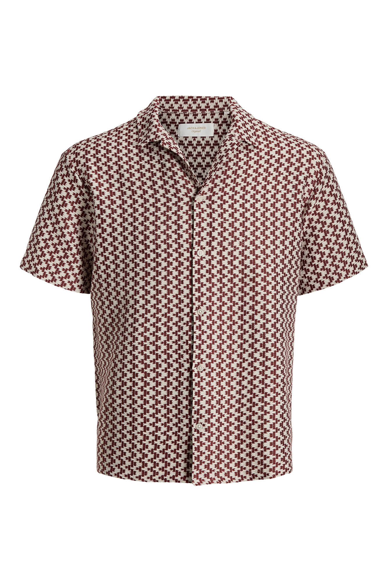 Jack & Jones Camisa resort manga corta crochet