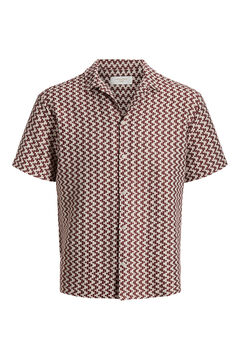 Jack & Jones Camisa resort manga corta crochet