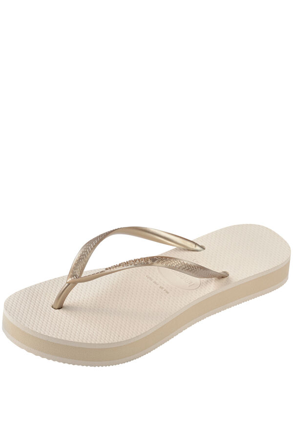 Havaianas Rubber platform sandals beige