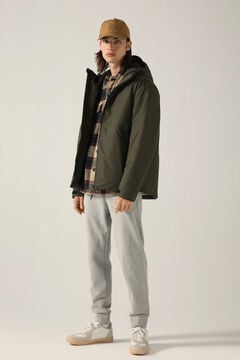 Springfield Technical parka with zips grey