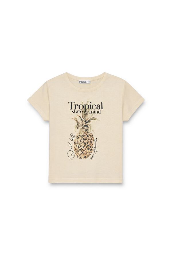 Inside Printed T-shirt brown