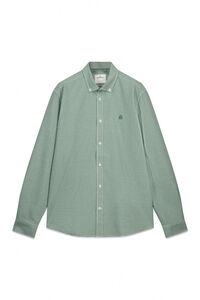 Springfield Oxford gingham print wrinkle free shirt