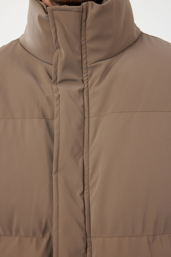 Trendyol Classic wool blend coat nude