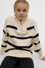 Vero Moda Girl Zip-up collar jumper grey