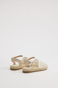 Inside Sand&aacute;lias de juta de biqueira fechada