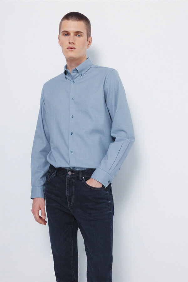 Springfield Very dark blue skinny fit jeans blue