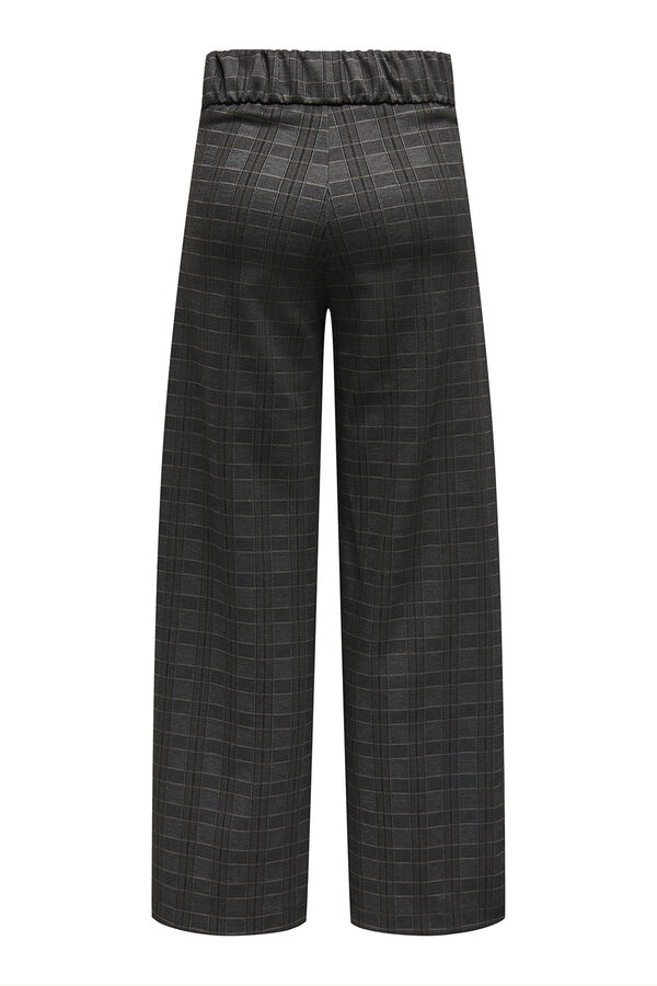 JDY Wide-leg long trouser grey