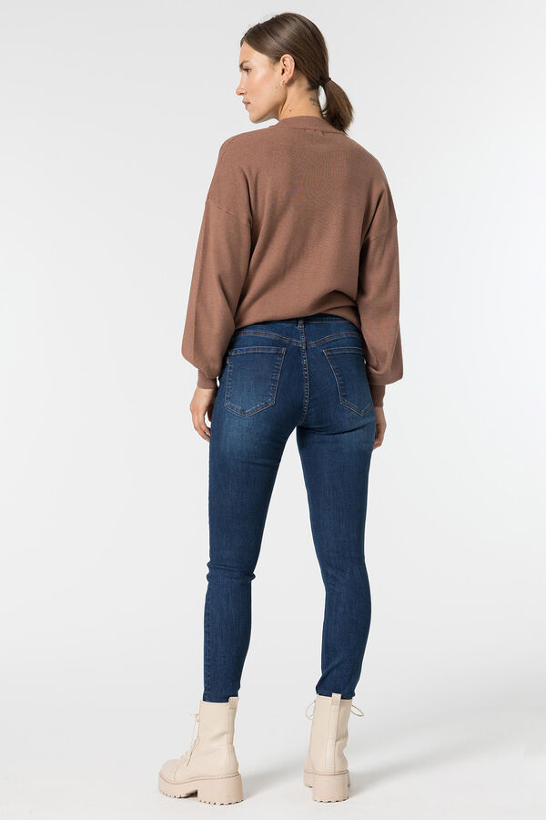 Springfield Jeans Body Curve Skinny de cintura alta Ecodenim azul