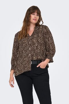 Only Carmakoma Camisa animal print talla grande