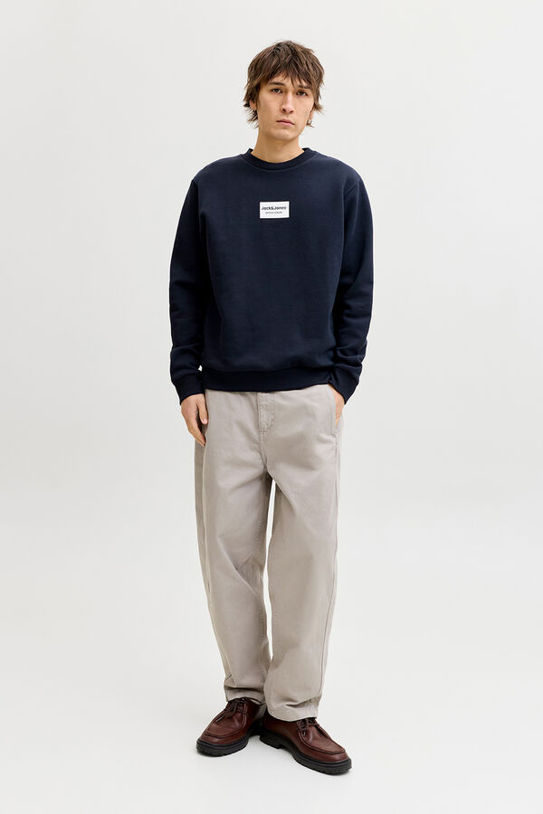 Jack & Jones Round neck fleece sweatshirt"However, the example "pink classic lace push-up bra LOVELY" shows:Color: pinkStyle: classicMaterial: laceStyle: blue