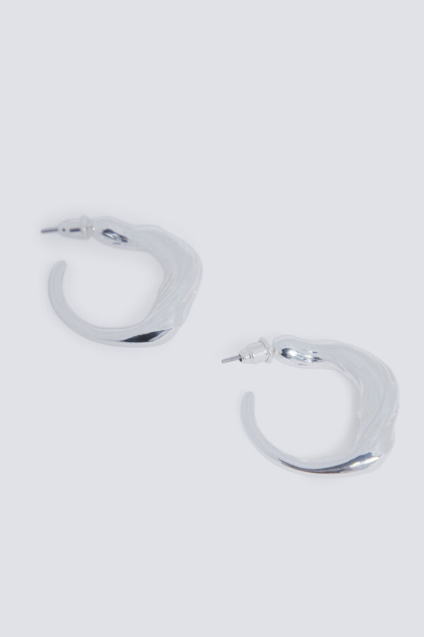 Springfield Pendientes aro gris