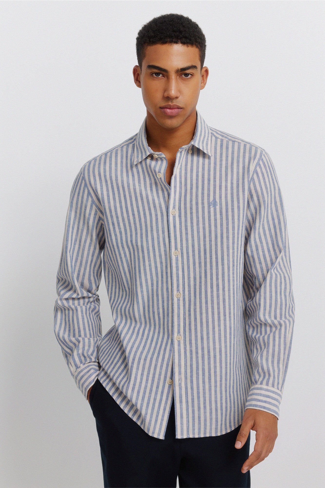Springfield Striped linen shirt