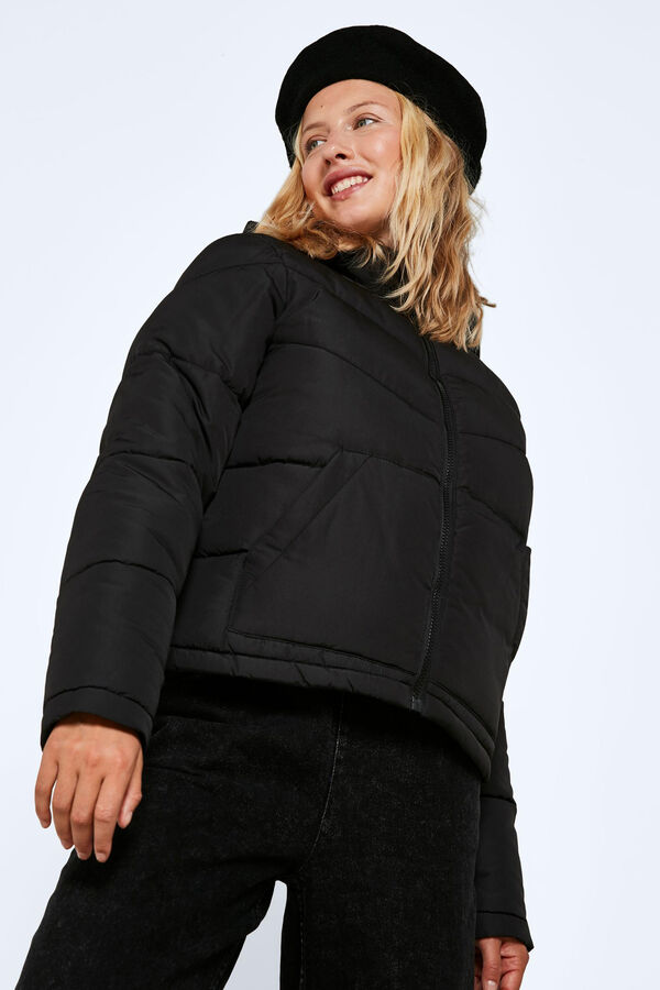 Springfield Short quilted coat crna