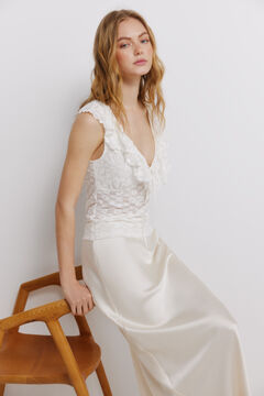 Springfield Lace ruffle top