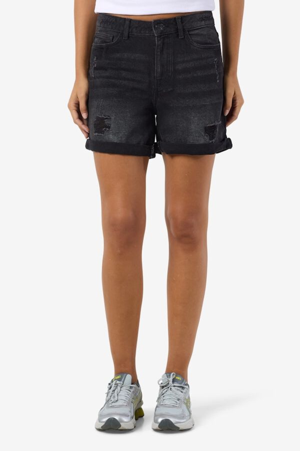 Noisy May Pantal&oacute;n corto vaquero negro