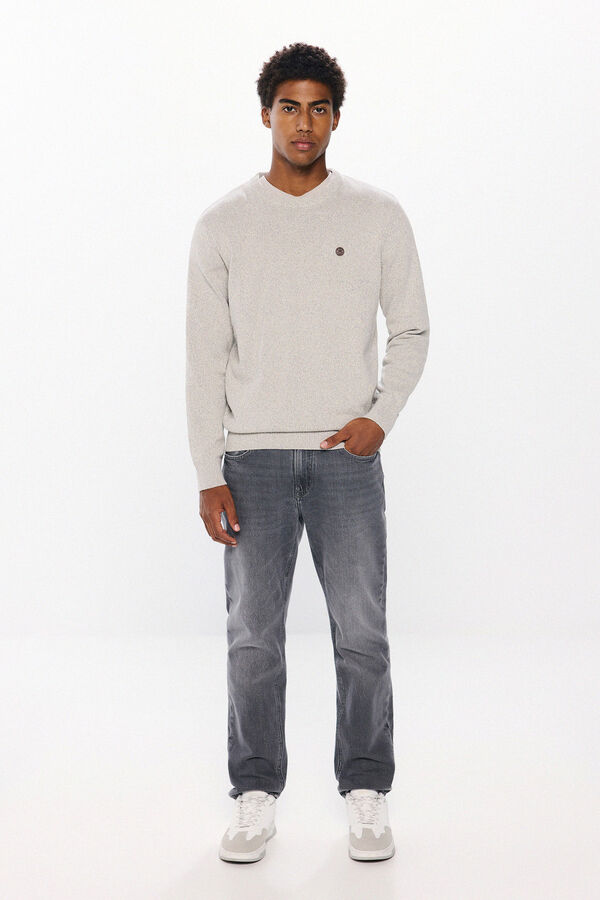 Springfield plain twisted jersey grey