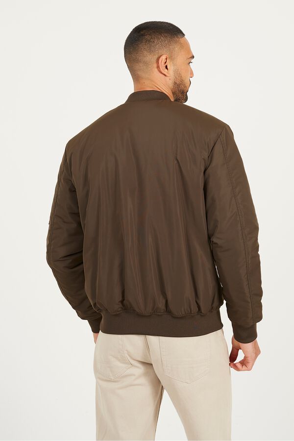 Brave Soul Puffer bomber brown