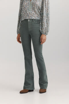 Springfield Pantalon flare en velours c&ocirc;tel&eacute;