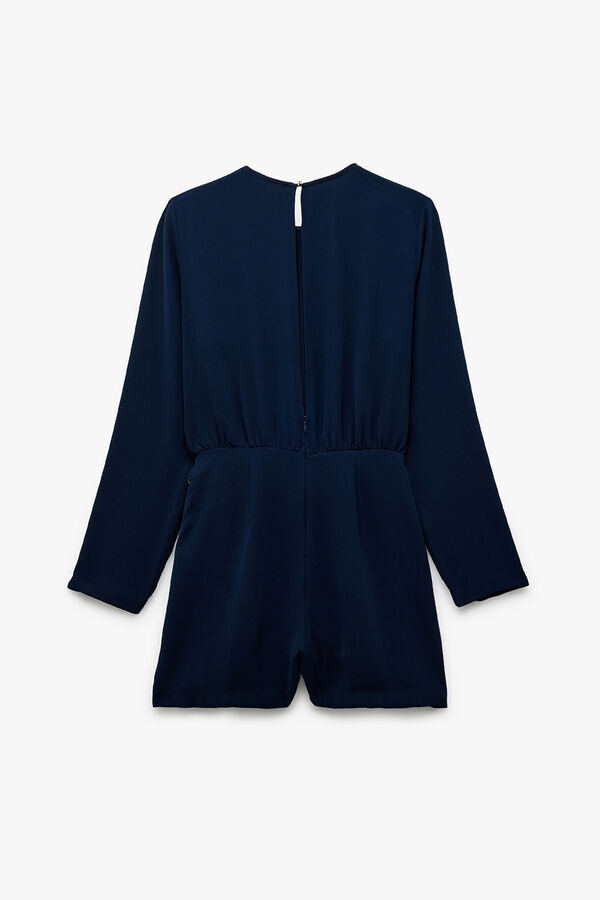 Koton Minivestido de manga larga azul