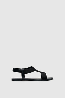 Sandalia trenza brillo