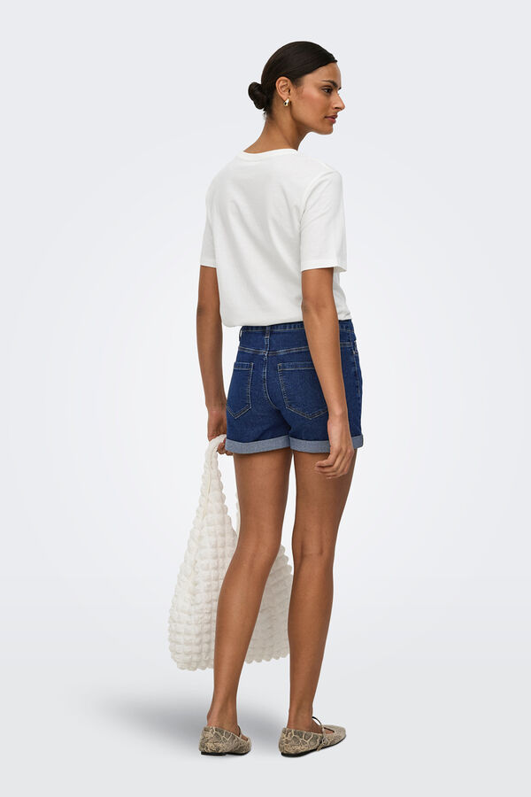 JDY Short vaquero azul