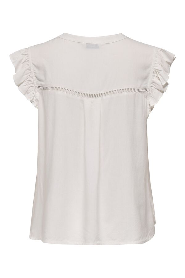 Only Sleeveless blouse white