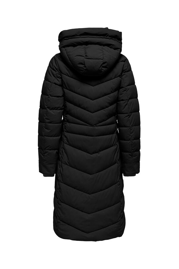 Only Long coat puffer Crna
