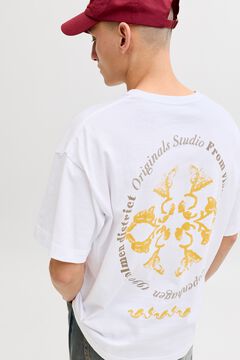 Jack & Jones T-shirt loose em algod&atilde;o