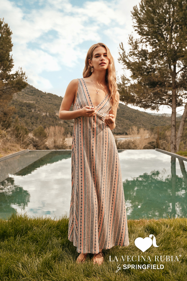 Vestido Springfield De Mujer Vestido Boho Springfield Vestidos