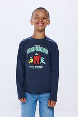 Springfield Among Us boy's t-shirt bluish