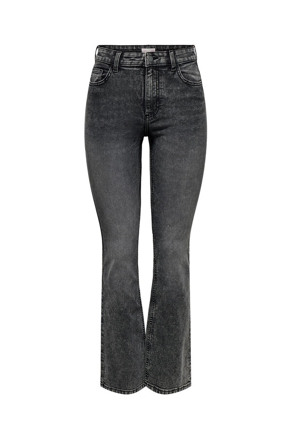 JDY Zuglasche mit hoher Taille Grau