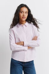 Springfield Pleated long sleeve shirt pink
