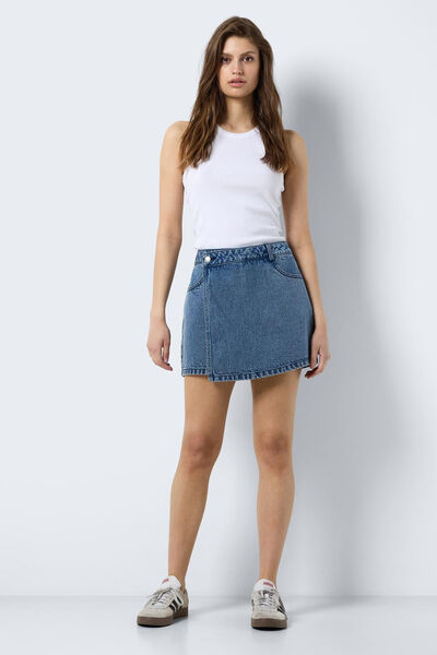 Springfield Demin trousers skirt bluish
