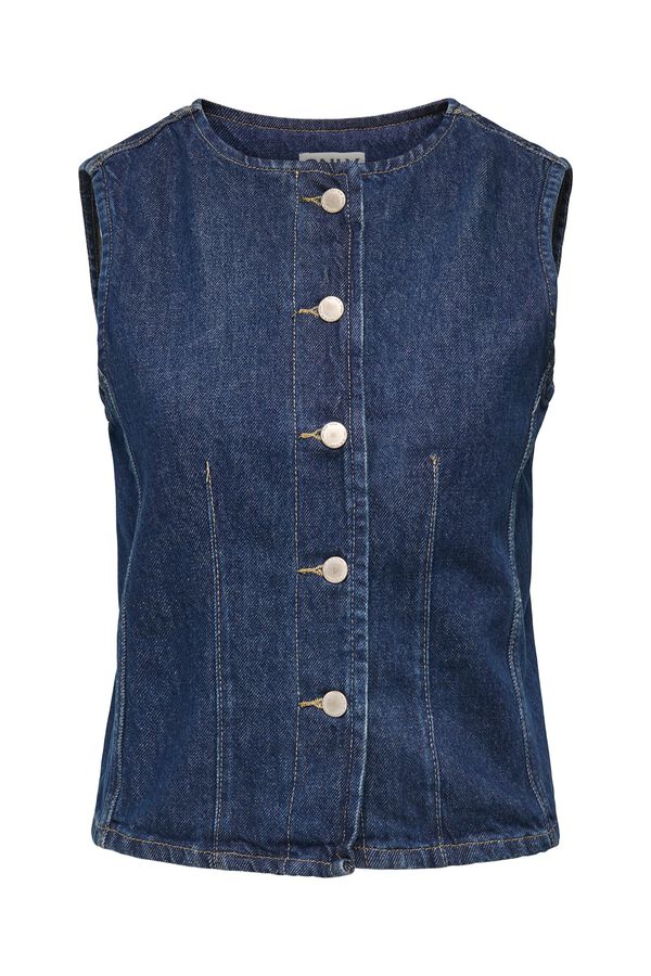 Only Chaleco vaquero azul