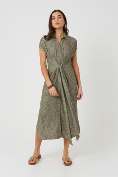 Brave Soul Vestido camisero estampado