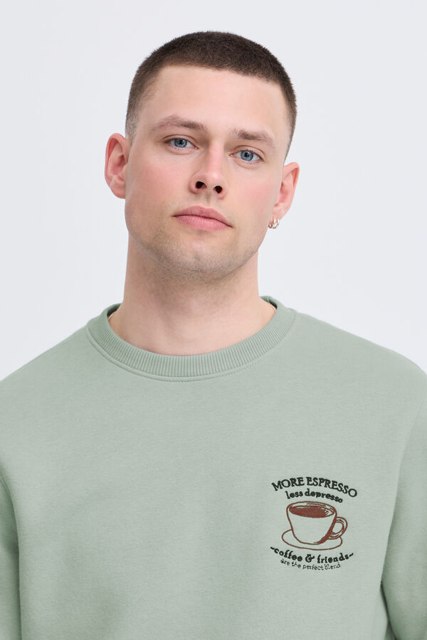 Blend Sudadera cuello redondo kaki